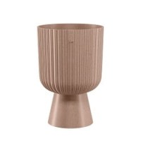 Doniczka okrągła Keli Mika Petit Eco Wood 14 na nóżce