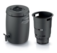 Zbiornik na nawóz ogrodowy COMBIOLIQ 55 l, z kranikiem, Czarny