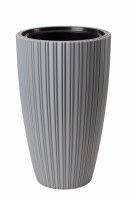 Doniczka okrągła Mika Slim 30 cm z wkładem