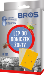 BROS Lep na szkodniki do doniczek żółty 10szt