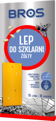 BROS Lep na szkodniki do szklarni żółty 10szt