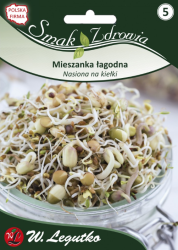 Nasiona na kiełki, mieszanka łagodna, 30g