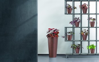 Doniczka wysoka Corten Tubus DTUS250C z wkładem