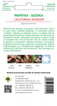Papryka California Wonder