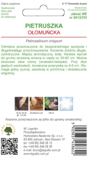 Pietruszka korzeniowa Ołomuńcka