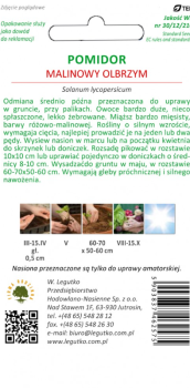 Pomidor gruntowy Malinowy Olbrzym