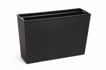 WERBENA rattan czarny