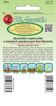 Aksamitka Red Marietta