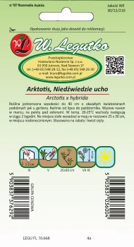 Arktotis Niedźwiedzie ucho mieszanka, 0,5g