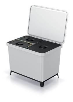 Kosz na śmieci, Systema, 3 kosze: 23 l 2x10 l, Prosperplast