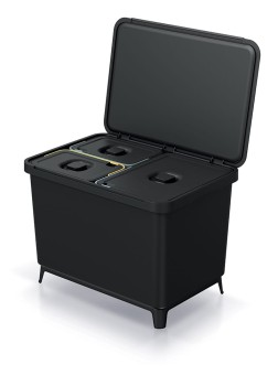Kosz na śmieci, Systema, 3 kosze: 23 l 2x10 l, Prosperplast