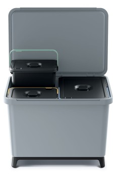 Kosz na śmieci, Systema, 3 kosze: 23 l 2x10 l, Prosperplast