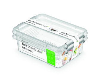 Zestaw pojemników do przechowywania Antybakteryjnych 2 szt. 1,15 l, Orplast