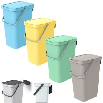 Zestaw koszy do segregacji odpadów 4x20 l, SYSTEMA Q COLLECT, Prosperplast