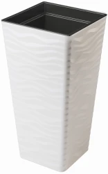 Doniczka kwadratowa Sahara Dunes Slim 40