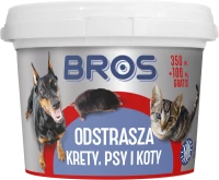 BROS Proszek odstrasza krety, psy koty 350ml+100ml