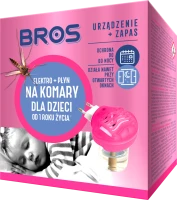 BROS elektro + płyn na komary dla dzieci od 1 roku życia