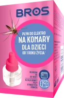 BROS płyn do elektro na komary dla dzieci od 1 roku życia