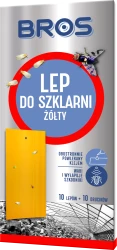 BROS Lep na szkodniki do szklarni żółty 10szt