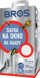 Moskitiera , siatka na okno 130x150 - biała BROS
