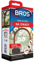 BROS Moskitiera na okno 150x180 - czarna