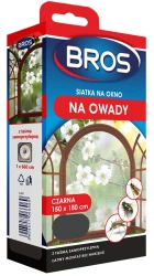BROS Moskitiera na okno 150x180 - czarna