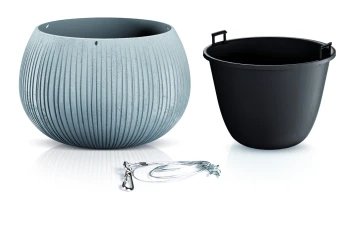 Doniczka wisząca kula Beton Bowl