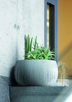 Doniczka kula Beton Bowl DKB480 z wkładem