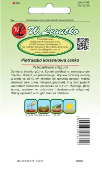 Pietruszka korzeniowa Lenka