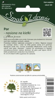Nasiona na kiełki - Por