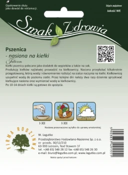Nasiona na kiełki - Pszenica
