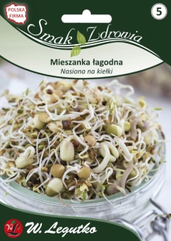 Nasiona na kiełki - Mieszanka łagodna