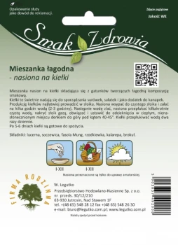 Nasiona na kiełki - Mieszanka łagodna