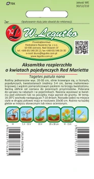 Aksamitka Red Marietta