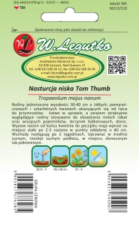 Nasiona Nasturcja niska Tom Thumb mieszanka
