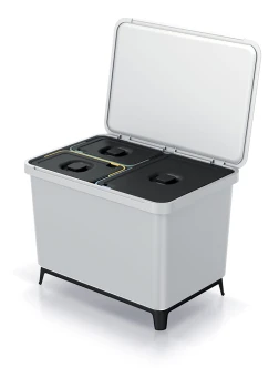 Kosz na śmieci, Systema, 3 kosze: 23 l 2x10 l, Prosperplast