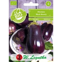 Nasiona BIO, Oberżyna Black Beauty fioletowe 0,5g