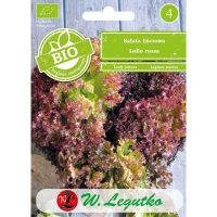 Nasiona BIO, Sałata Lollo rossa - czerwone 0,5g