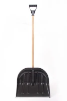 Łopata do śniegu, czarna 45 cm, RSM 