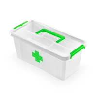 Apteczka Antybakteryjna First Aid 8 l, organizer 40x20 cm Orplast