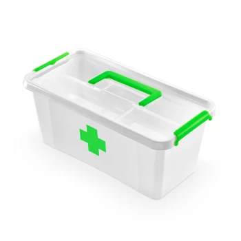 Apteczka Antybakteryjna First Aid 8 l, organizer 40x20 cm Orplast