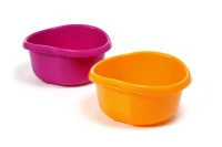 Miska okrągła, plastikowa na pranie, do łazienki 10l Lamela