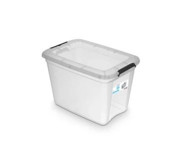 Pojemnik do przechowywania 55 l, Transparentny, RobuStore Orplast