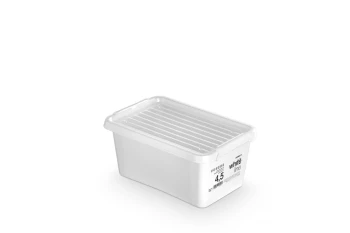 Pojemnik do przechowywania biały White Line 4,5l