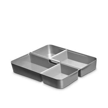 Pojemnik do przechowywania Antybakteryjny 6 l, rączka i organizer 30x30 cm Orplast