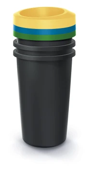 Zestaw okrągłych koszy na śmieci 3x25 l, NRBO25S3, Prosperplast