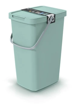 Kosz na śmieci 20 l, Jasny zielony, SYSTEMA Q COLLECT, Prosperplast