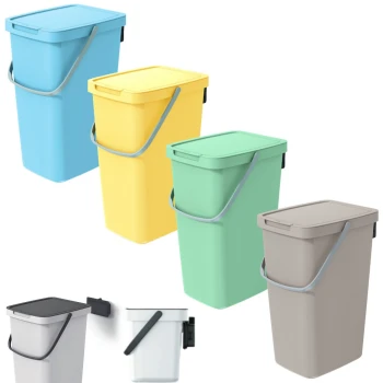 Zestaw koszy do segregacji odpadów 4x20 l, SYSTEMA Q COLLECT, Prosperplast