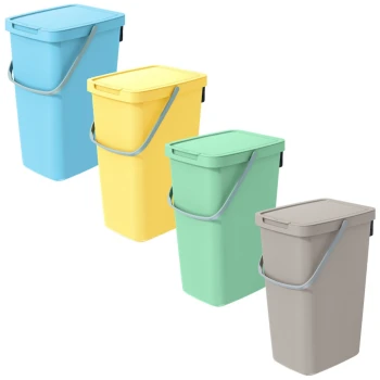 Zestaw koszy do segregacji odpadów 4x20 l, SYSTEMA Q COLLECT, Prosperplast