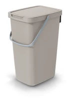 Kosz na śmieci 20 l, Jasny brąz, SYSTEMA Q COLLECT, Prosperplast